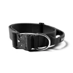 5cm CombaT Collar | With Handle & Secure Clip - Black