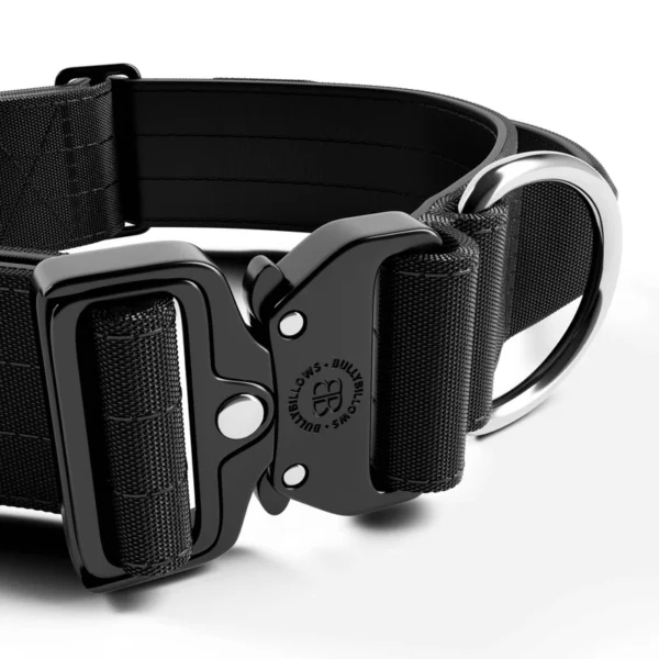 5cm CombaT  Collar | With Handle & Secure Clip - Black