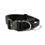 5cm CombaT Collar | With Handle & Secure Clip - Black - Image 8