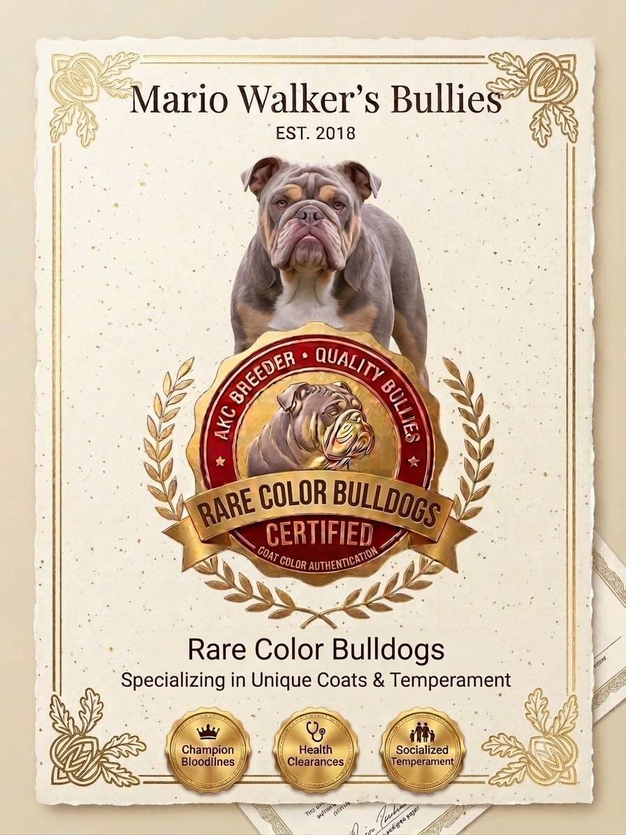 Home Pets | Mario Walker's Bullies English Bulldogs Puppies